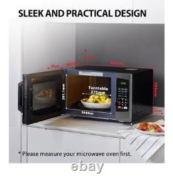 Toshiba 800w 23L Microwave Easy Clean Black ML-EM23P(SS)