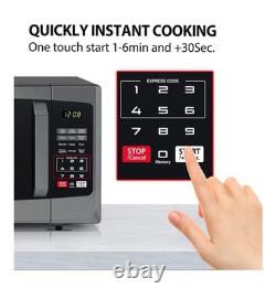 Toshiba 800w 23L Microwave Easy Clean Black ML-EM23P(SS)