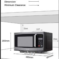 Toshiba 800w 23L Microwave Oven with Digital Display, Auto Defrost