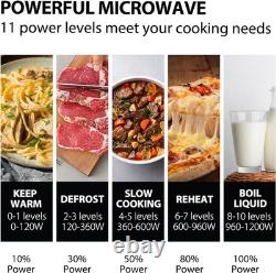 Toshiba 800w 23L Microwave Oven with Digital Display, Auto Defrost, One-Touch