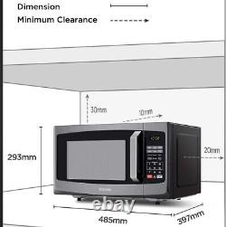 Toshiba 800w 23L Microwave Oven with Digital Display, Auto Defrost, One-Touch E