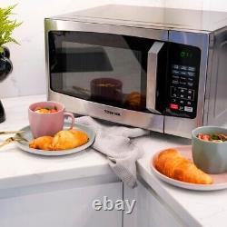 Toshiba 800w 23L Microwave Oven with Digital Display, Auto Defrost, One-Touch Ex