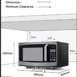 Toshiba 800w 23L Microwave Oven with Digital Display, Auto Defrost, One-touch Ex