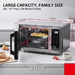 Toshiba Air Fry Combo 5-IN-1 Countertop 26L Microwave Oven 900W, ML2-EC26SF(BS)