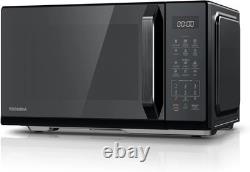 Toshiba Black Mirror Microwave 900W 23L Microwave Oven with Digital Display, Sol