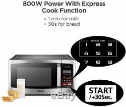 Toshiba Digital Microwave Oven 23L LED Display 800W Auto Defrost Auto Cook Solo