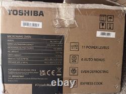 Toshiba ML-EM23P(SS) 23L 800W Microwave Oven In Black Brand New
