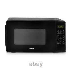 Tower 20L 800W Digital Microwave, Black, T24045BLK