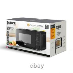 Tower 20L 800W Digital Microwave, Black, T24045BLK