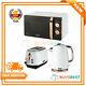Tower 20l Solo Microwave, 1.7l Kettle & 2 Slice Toaster Set In White & Rose Gold