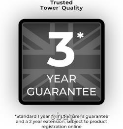 Tower 800W 20L Digital Microwave Black with Mirror Finish T24041 60 Minute timer