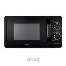 Tower 800W 20L Manual Microwave in Black T24042BLK Tower 3 Year Guarantee Tower 800W 20L Manual Microwave in Black T24042BLK Tower 3 Year Guarantee