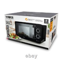 Tower 800W 20L Manual Microwave in Black T24042BLK Tower 3 Year Guarantee Tower 800W 20L Manual Microwave in Black T24042BLK Tower 3 Year Guarantee