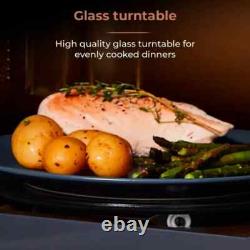 Tower Cavaletto 800W 20L Microwave Oven in Midnight Blue & Rose Gold T24038MNB