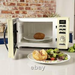 Tower Inifinity T24019C 800W 20L Digital Solo Microwave in Cream Brand New