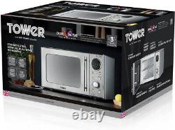 Tower KOR3000DSLT Digital Microwave With Dual Wave Stainless Steel 2 Plate 800W