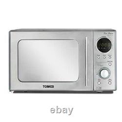 Tower KOR3000DSLT Digital Microwave with Dual Wave, Stainless Steel, 2-Plate