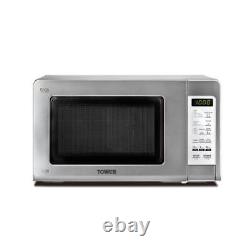 Tower KOR6M5RT Digital Microwave Dual Wave Technology 800W 20L Stainless Steel