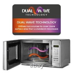 Tower KOR6M5RT Digital Microwave Dual Wave Technology 800W 20L Stainless Steel