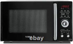 Tower KOR9GQRT 900W 26L Autocook Functions Digital Microwave Oven Black NEW