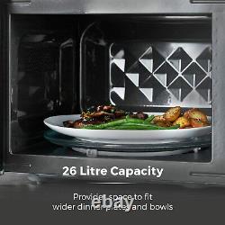 Tower KOR9GQRT 900W 26L Autocook Functions Digital Microwave Oven Black NEW