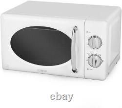 Tower Manual Microwave 800W 20L 30 Minute Timer Stainless Steel White