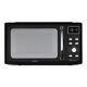 Tower Manual Microwave, Sleek Mirror Door 800w, 20l, T24042blk, Black & Chrome
