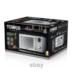 Tower Microwave 20 Litre Stainless Steel