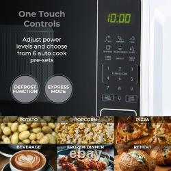 Tower Microwave White 20L 800W Digital 11 Power Levels 6 Auto Cook T24045WHT