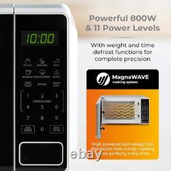 Tower Microwave White 20L 800W Digital 11 Power Levels 6 Auto Cook T24045WHT
