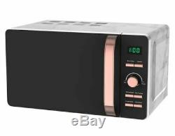 Tower Rose Gold & Marble 20L Microwave, 1.7L Kettle & 2 Slice Toaster Set