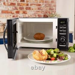 Tower Solitaire Black Kettle Toaster T24019 Digital Microwave & Canisters Set