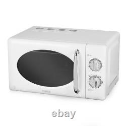 Tower T24017 Manual Microwave Oven 6 Power Levels 20L 800w White & Silver