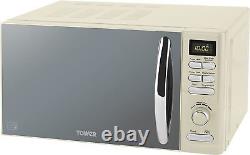 Tower T24019C Digital Solo Microwave Oven 6 Power Levels Infinity 20L 800w Cream