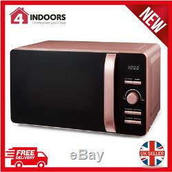 Tower T24021PS Glitz 20L 800W Digital Microwave in Blush Pink Sparkle New