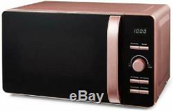 Tower T24021PS Glitz 20L 800W Digital Microwave in Blush Pink Sparkle New