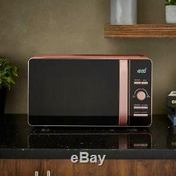 Tower T24021PS Glitz 20L 800W Digital Microwave in Blush Pink Sparkle New