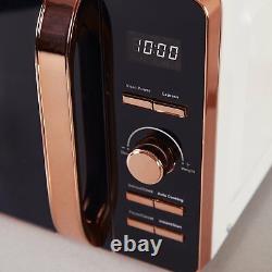 Tower T24021W 20L Digital Microwave with 6 Power Levels Rose Gold Brand New