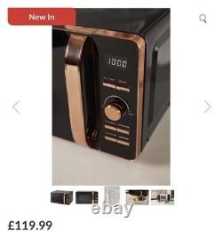 Tower T24021 Rose Gold Digital Solo Microwave 6 Power Levels 800 W 20 Liters