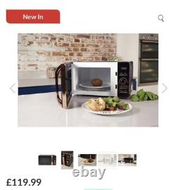 Tower T24021 Rose Gold Digital Solo Microwave 6 Power Levels 800 W 20 Liters