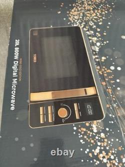 Tower T24021 Rose Gold Digital Solo Microwave 6 Power Levels 800 W 20 Liters