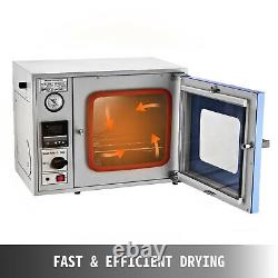Vacuum Drying Oven 0.9 Cu Ft 23L Digital Degassing Stainless Steel Sterilizing