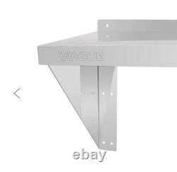 Vogue Stainless Steel Microwave Shelf Large, Kitchen, 130mm H x 680 W x 680mm D