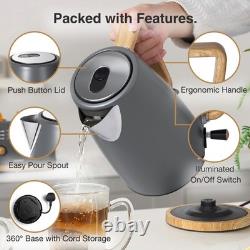 VonShef Digital 23L Microwave, 1.7L Kettle & Toaster 4 Slice Kicthen Set Fika