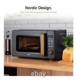 VonShef Digital Microwave 23L Compact Solo Microwave 900W
