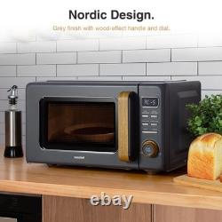 Vonshef Digital Microwave 23L, 11 Power Levels & 95min Timer Fika Range, 900W
