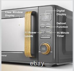 Vonshef Digital Microwave 23L, 11 Power Levels & 95min Timer Fika Range, 900W