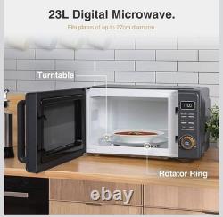 Vonshef Digital Microwave 23L, 11 Power Levels & 95min Timer Fika Range, 900W