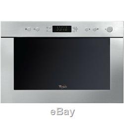 WHIRLPOOL AMW 497 IX Built-In Stainless steel Microwave + Grill 22L, 750W