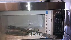 Whirlpool 1.7Cu. Ft. Microwave Hood Combination Stainless Steel, NEW, NEVER USED
